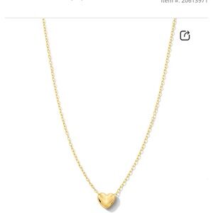 Zales Gold Heart Pendant Necklace - Shiny Yellow Gold